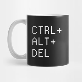 CTRL + ALT + DEL –– Computer Nerd Design Mug